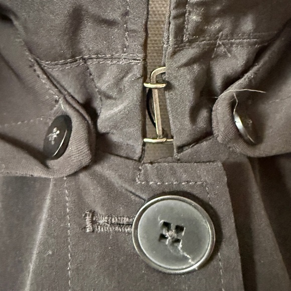 VTG London Fog Women's Black Lightweight Trench Coat - Picture 11 of 13